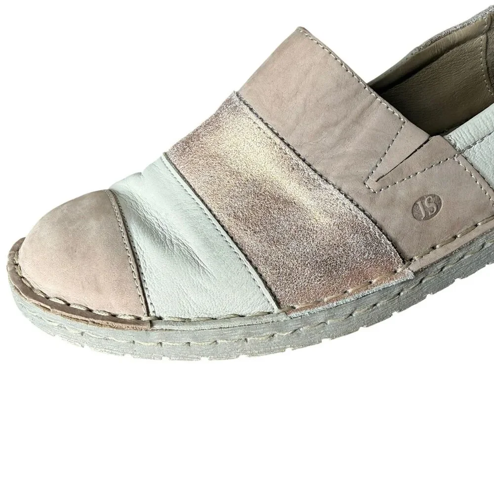 Josef Seibel  Women’s Slip On Shoes Size 10.5 (EU 41) Sofie 23 Leather Metallic
